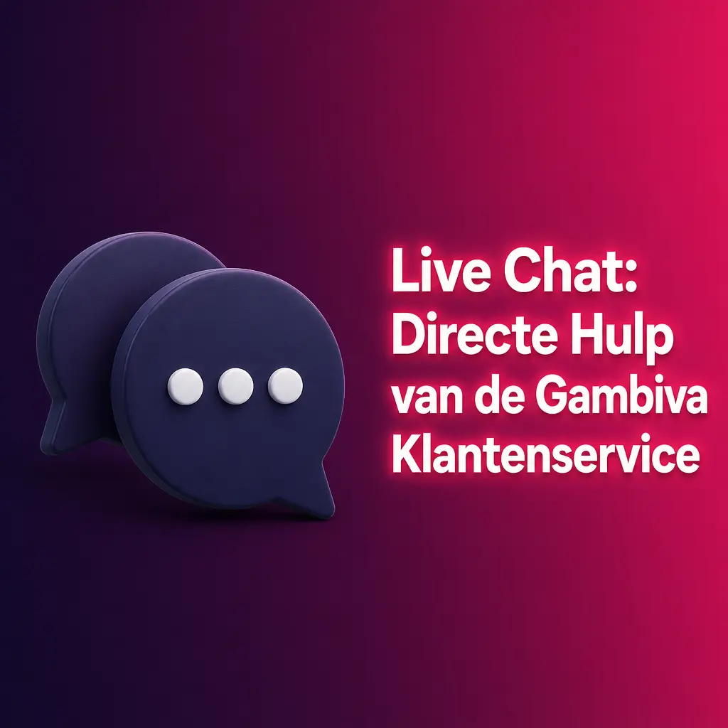 Live chatvenster van Gambiva klantenservice voor directe hulp bij storting, opname en accountvragen